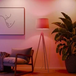 Hama Smart LED-pære klar E27 A60 WLAN Matter 9W RGBW