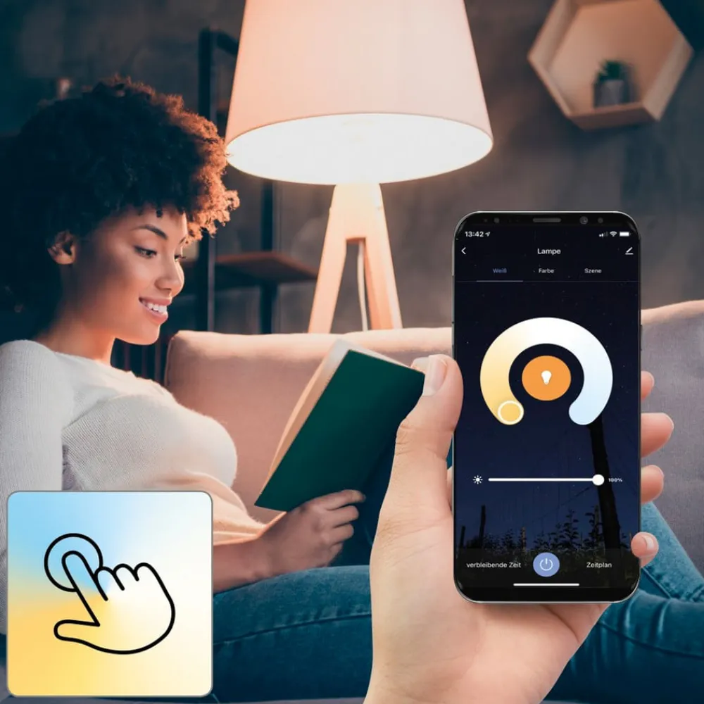 Hama Dæmpbar Led-Pære|Smarte Lyskilder>WLAN LED-reflektor GU10 5.5W 120° CCT dæmpes