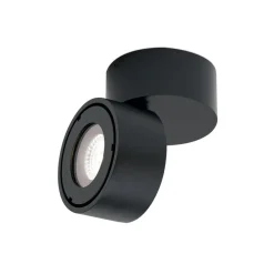 Harvey udendørs spotlampe, sort, Ø 10 cm, trykstøbt aluminium^ORION