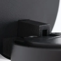 Harvey udendørs spotlampe, sort, Ø 10 cm, trykstøbt aluminium^ORION