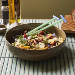 Hübsch Møbel Og Interiør>Amare Medium skål, olivengrøn, Ø 28 cm, højde 8 cm