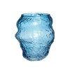 Aurora-vase, glas, blå, højde 18 cm^Hübsch Clearance