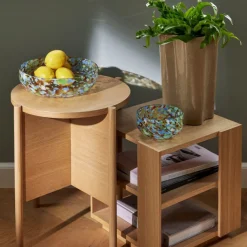 Hübsch Confetti-skål, sæt med 2, glas, Ø 15 & cm