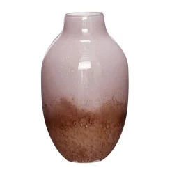 Posy-vase, glas, rødbrun/olivenrosa, højde 37 cm^Hübsch Sale
