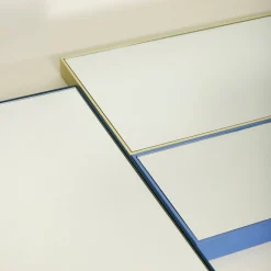 Shine Stort spejl, petroleumsgrøn, 35 x 80 cm^Hübsch Best