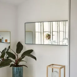 Shine Stort spejl, petroleumsgrøn, 35 x 80 cm^Hübsch Best