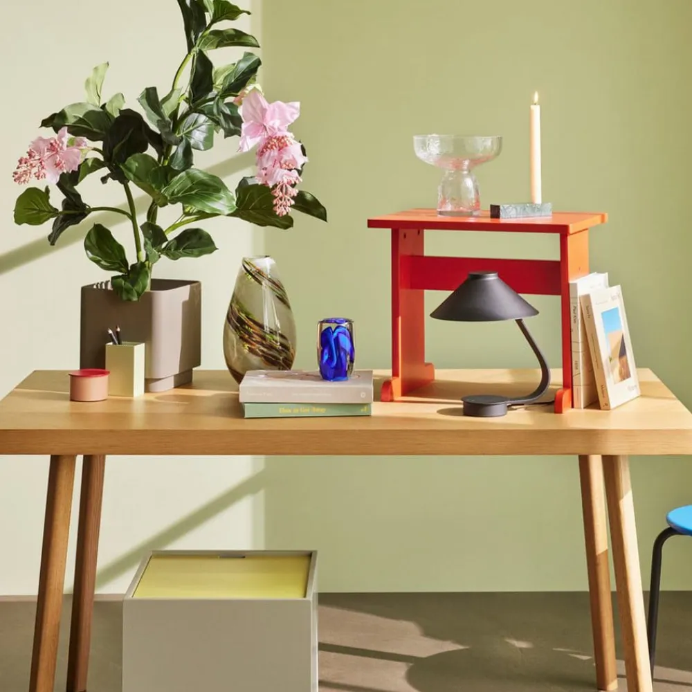 Hübsch Sortit organiser, sæt med 4, grøn/orange/sandfarvet