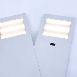 Paul Neuhaus Helena LED-møbellampe, 19 x 7 cm, sæt med 2, sensor, metal