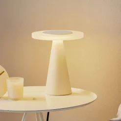 Bax bordlampe med touchdæmper, hvid^Helestra Hot