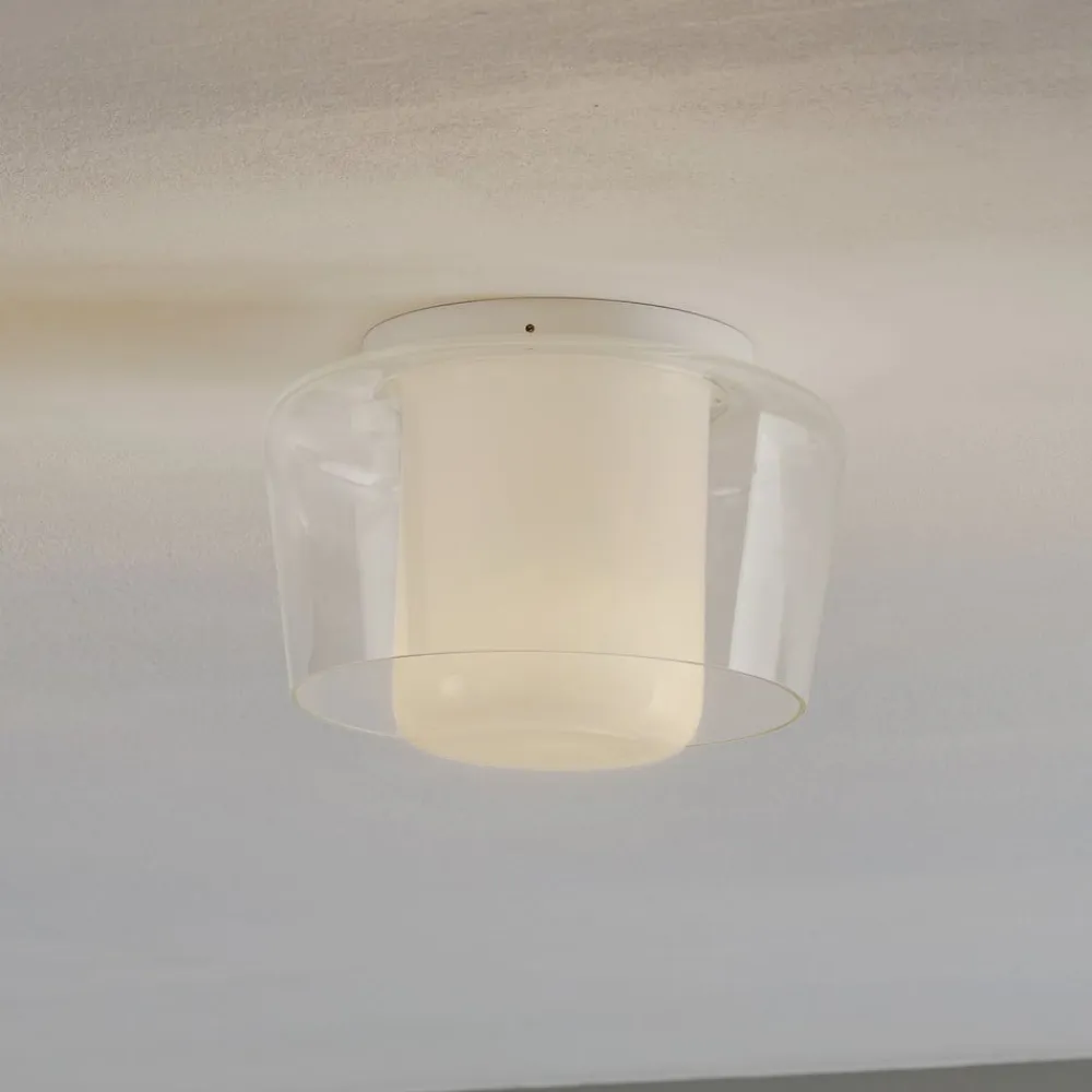 Helestra Loftlamper>Canio loftlampe i glas, klar udvendig