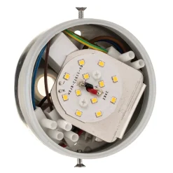 Keto LED-loftlampe, cylinder, krom^Helestra Sale