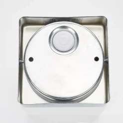 Helestra Keto LED-loftlampe, terning, krom