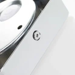 Helestra Keto LED-loftlampe, terning, krom