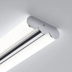 LED-spejllampe LOOM, længde 90 cm, krom, IP44^Helestra New