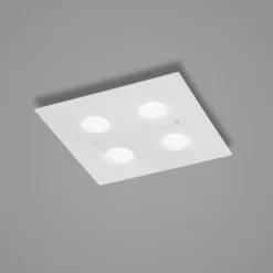 Helestra Nomi LED-loftlampe 38x38cm dim hvid