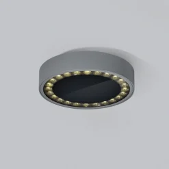 Helestra Say LED udendørs loftlampe grafit Ø23cm