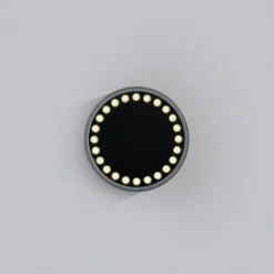 Helestra Say LED udendørs loftlampe grafit Ø23cm