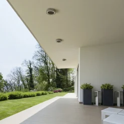 Helestra Say LED udendørs loftlampe grafit Ø23cm