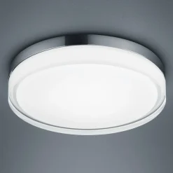 Tana LED-loftslampe, krom, Ø 33 cm^Helestra