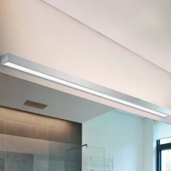 Helestra Væg- Og Spejllamper|Væglamper>Theia LED-spejllampe, forkromet, 120cm