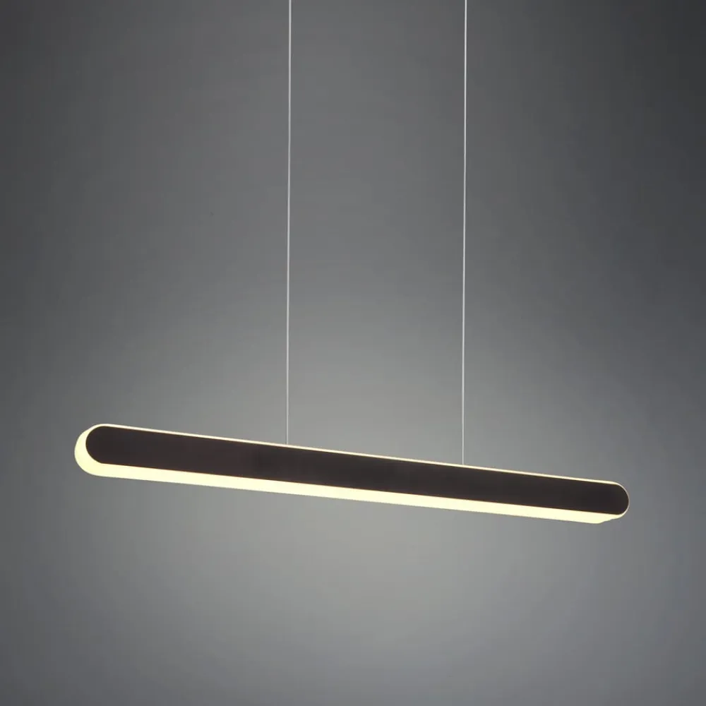 Trio Lighting Pendellamper|Pendellamper>Helios LED-hængelampe, udtrækkelig dim CCT sort