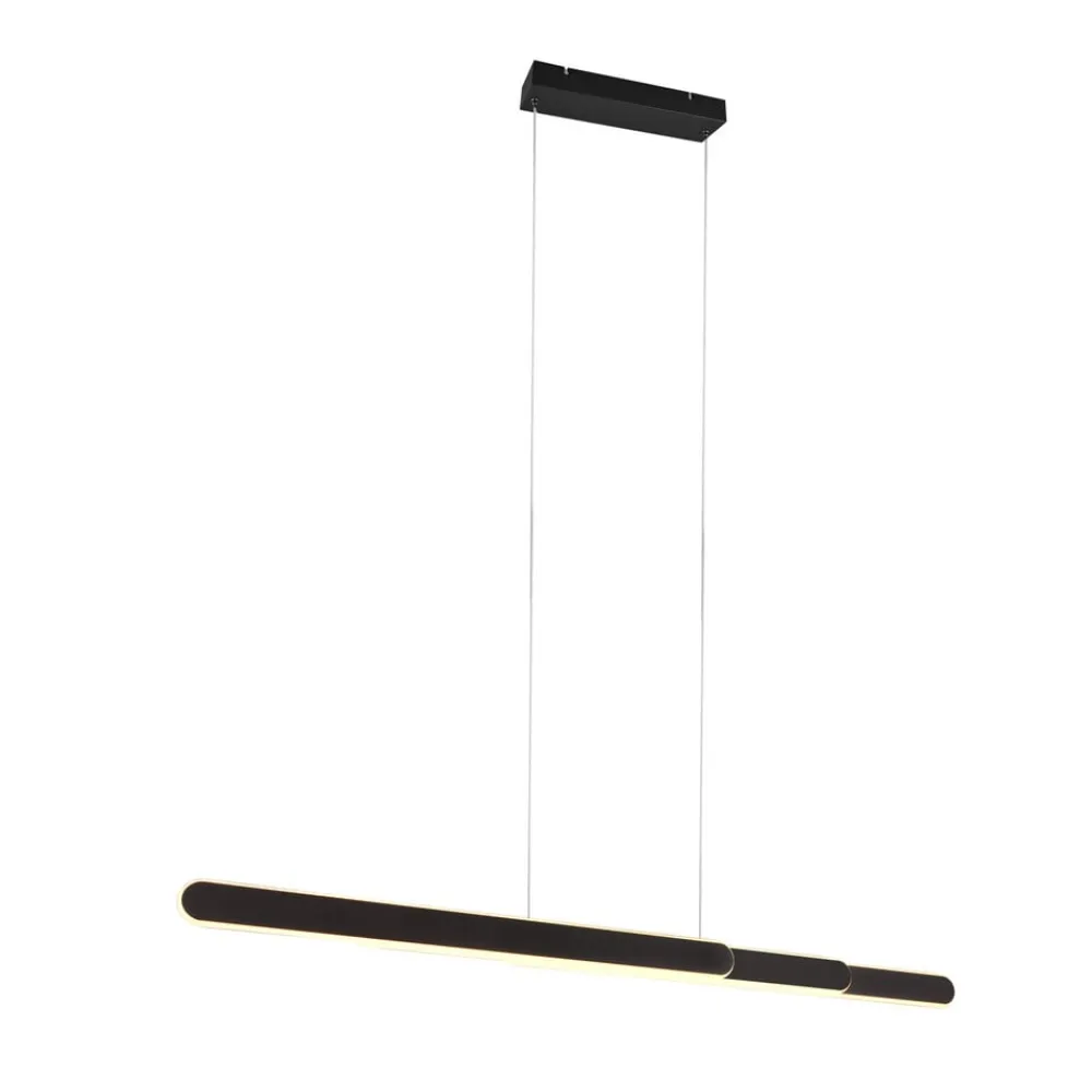 Trio Lighting Pendellamper|Pendellamper>Helios LED-hængelampe, udtrækkelig dim CCT sort