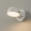 Viokef Hemi LED-væglampe, drejelig skærm, hvid