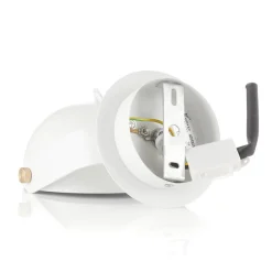 Viokef Hemi LED-væglampe, drejelig skærm, hvid