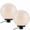 Hemis udendørs dekorationslys, jordspyd, 2-pak Ø 30cm^JUST LIGHT. GmbH Online