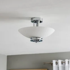 Hendrik loftlampe til badeværelset med LED'er^KICHLER New