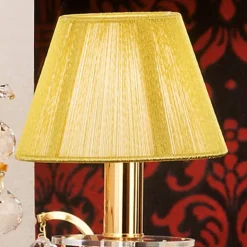 ORION Væglamper>Henrivende tekstil væglampe Krystaldesign