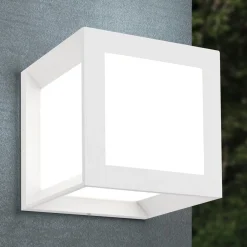 Henry udendørs væglampe, 16 x 16 x 16 cm, hvid^ORION Best