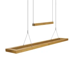 Amalia LED-hængelampe, knasteg oliebeh.^HerzBlut Hot