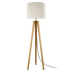 HerzBlut Gulvlamper|Gulvlamper>Anni gulvlampe, knasteg oliebeh./creme