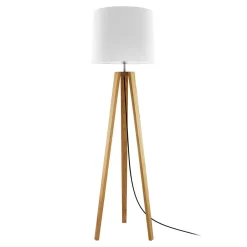 Anni gulvlampe, knasteg oliebeh./hvid^HerzBlut