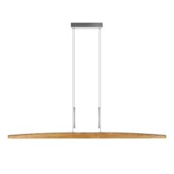 HerzBlut Arco LED-hængelampe olieret eg 170 cm