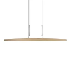 HerzBlut Arco LED-hængelampe asteiche natur 130cm