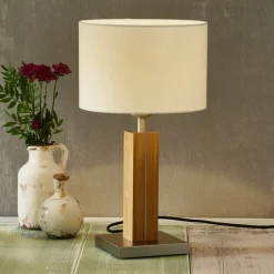 Dana bordlampe med træfod i eg^HerzBlut New