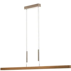 HerzBlut Leonora hængelampe Up&Down, 160 cm, natur