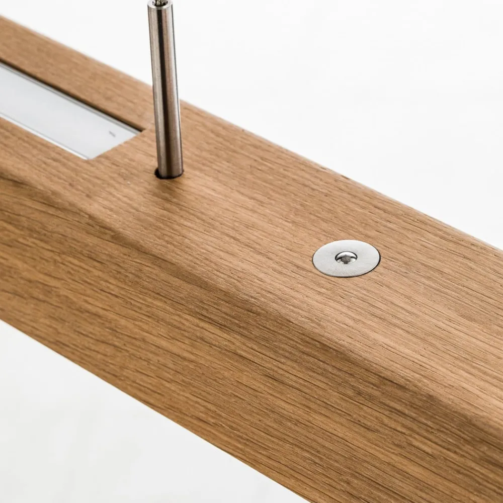 HerzBlut Leonora hængelampe Up&Down, 160 cm, natur