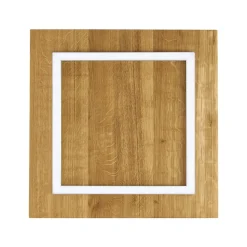 HerzBlut Bæredygtige Lamper>Mia LED-loftlampe, olieret, knudret eg