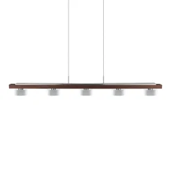 pendellampe Estelle, træ, 130 cm, olieret valnød^HerzBlut Sale