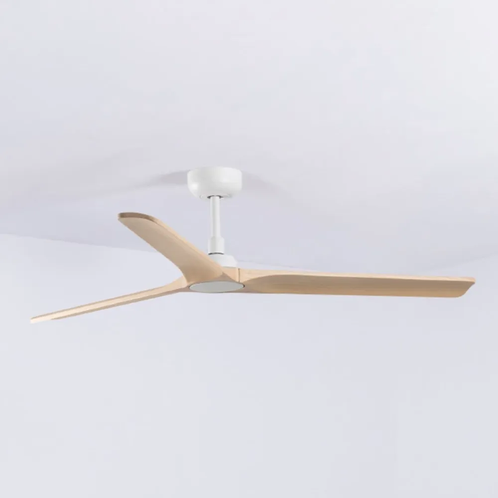 Heywood M loftventilator, DC, hvid/lyst træ^FARO BARCELONA Sale