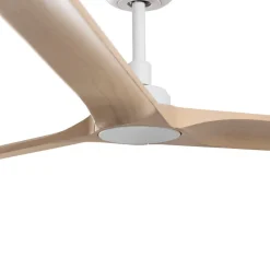 Heywood M loftventilator, DC, hvid/lyst træ^FARO BARCELONA Sale