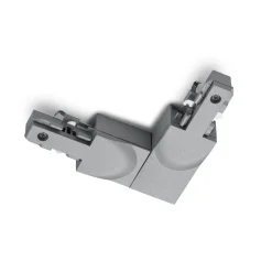 Trio Lighting Skinnesystem>Hjørneforbinder DUOline jordstik, inde, titan