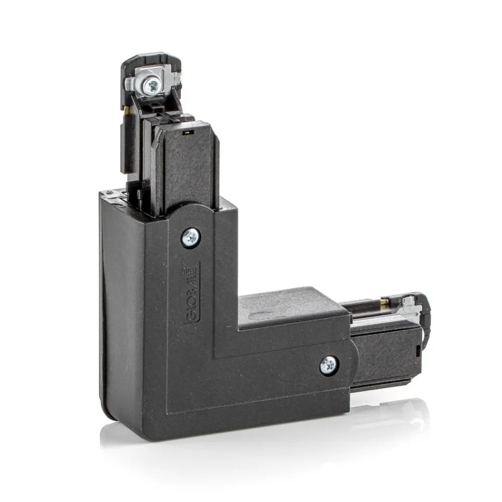 GLOBAL Hjørnekonnektor Noa, beskyttelsesleder indv. sort