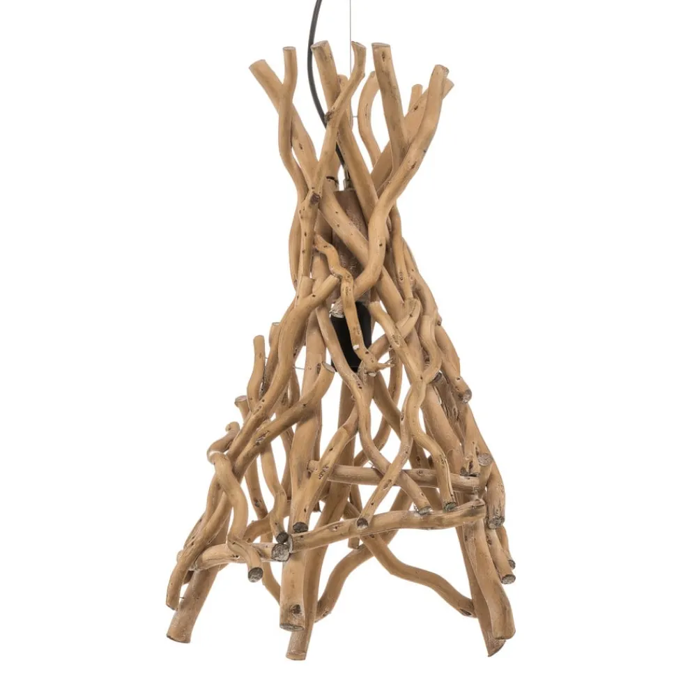 ONLI Pendellamper>Hængelampe Agar med skærm i træ