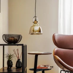 Nowodvorski Lighting Pendellamper>Hængelampe Amalfi, sølv, Ø 20 cm