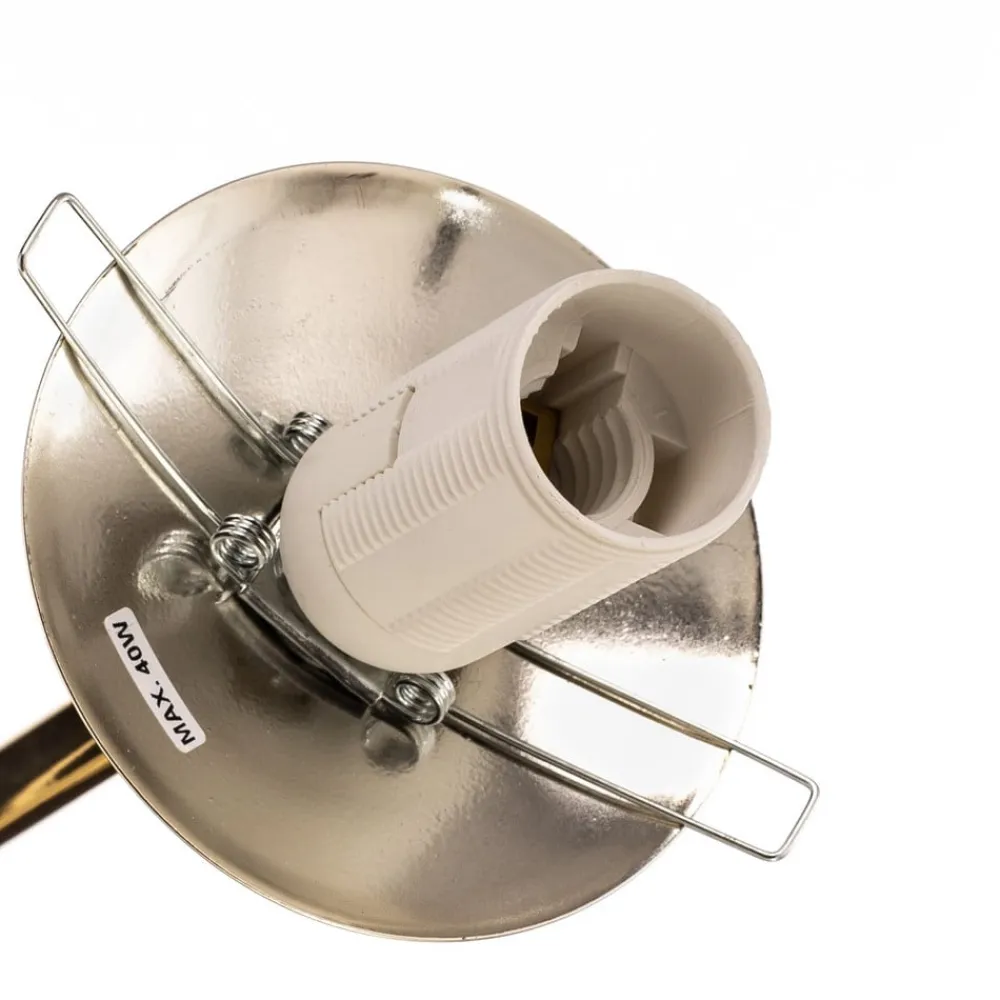 Euluna Hængelampe Aurora, guldfarvet, 6 lyskilder, glas, metal