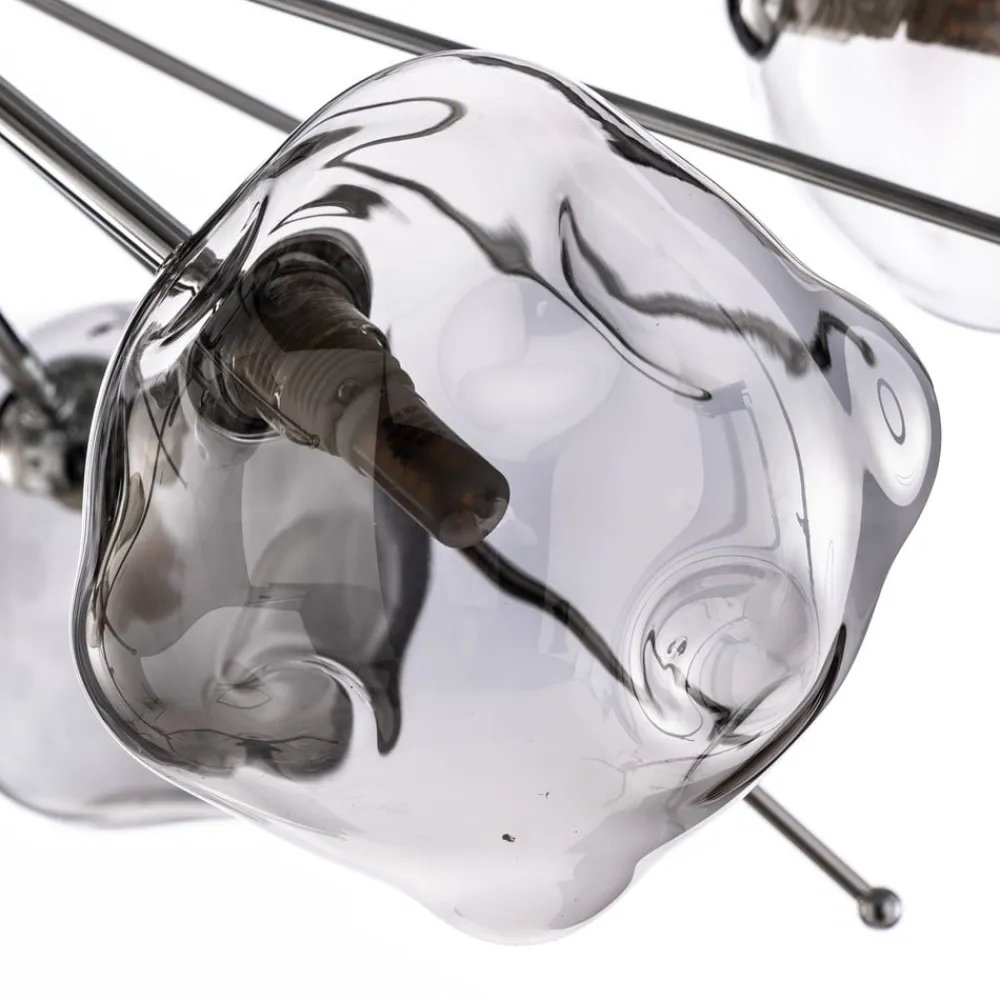 Avonni Hængelampe AV-1777-13K kromfarvet glas 13-flammet